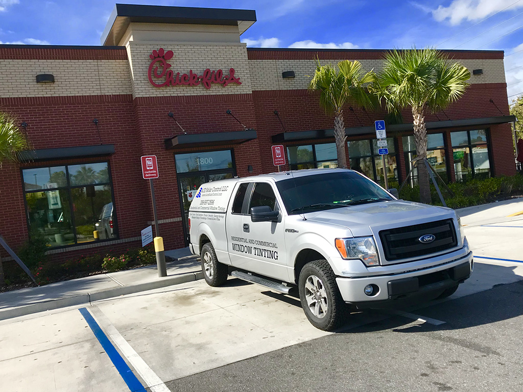 ace-solar-control-Window Tinting-Reflective-Safety Film-Ultra Violet Rejection-Energy Saving-Chick Fil A Orlando